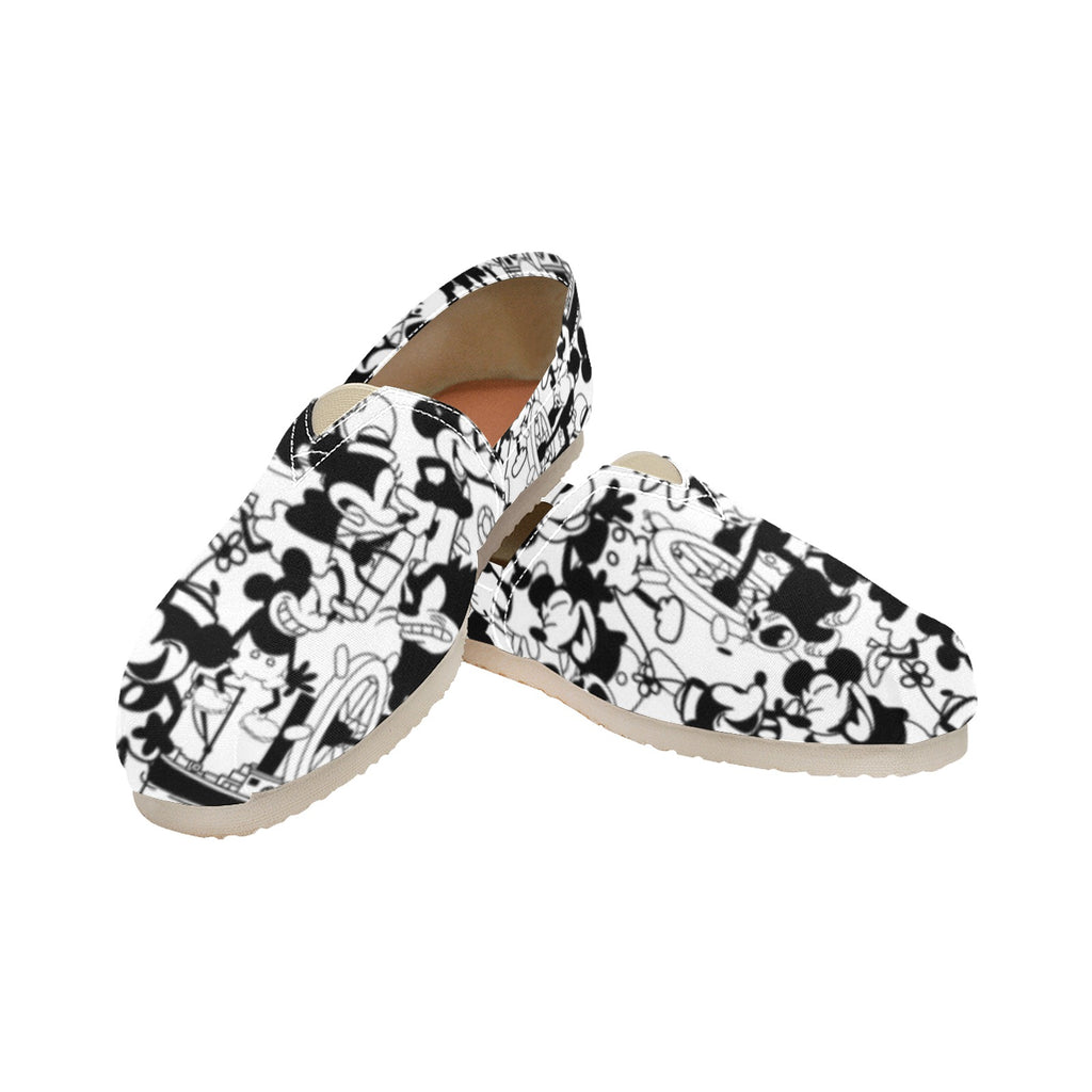 Steamboat Willie - Casual Canvas Slip-on Shoes