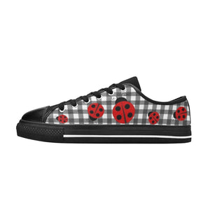 Ladybird Gingham - Low Top Shoes