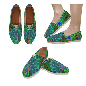Peacock - Casual Canvas Slip-on Shoes