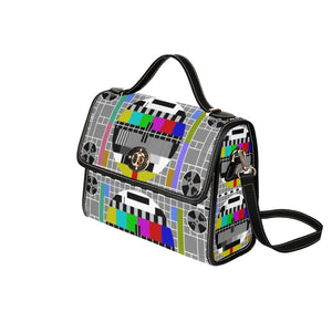 Test Pattern - Waterproof Canvas Handbag