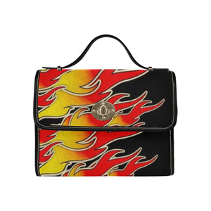 Flames - Waterproof Canvas Handbag