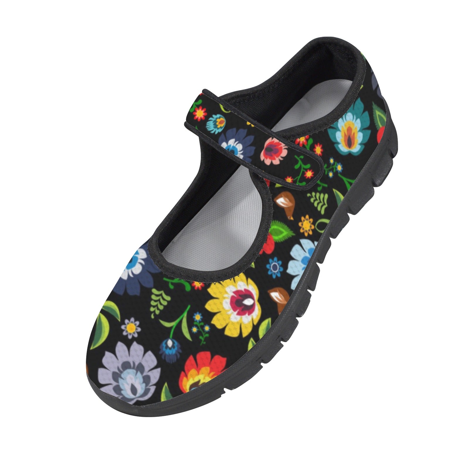 Polish Folk Flowers - Mary Jane Shoes