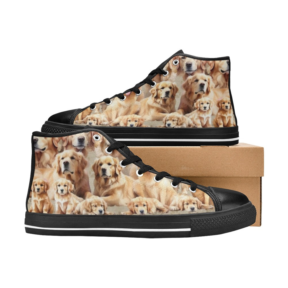 Golden Retriever - High Top Shoes