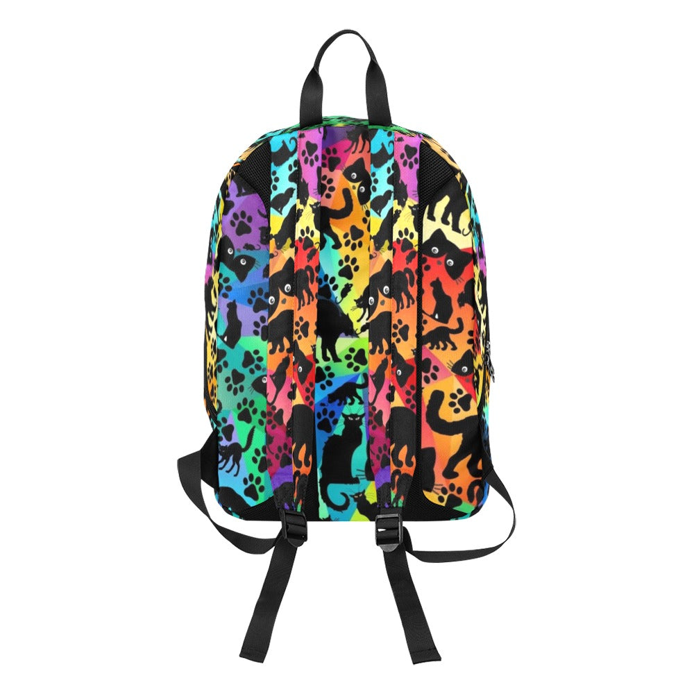 Black Cat Bright - Travel Backpack