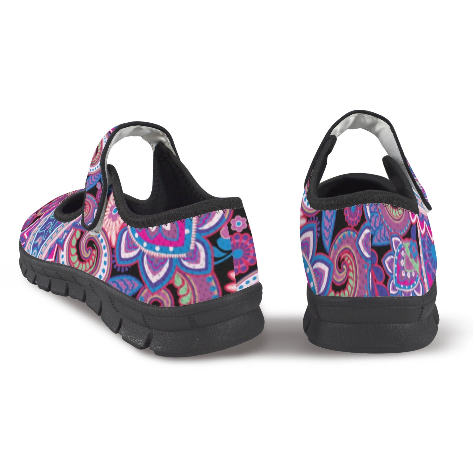 Purple Paisley - Mary Jane Shoes