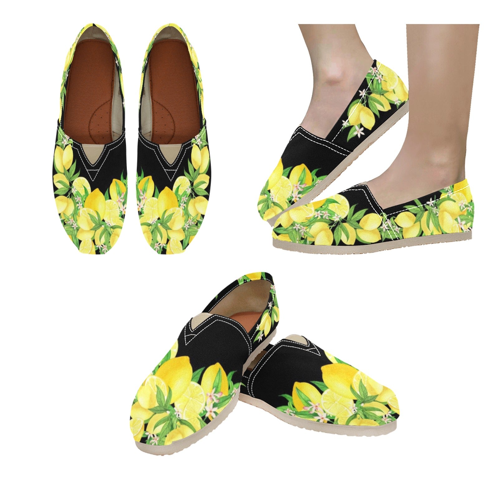 Lemon - Casual Canvas Slip-on Shoes