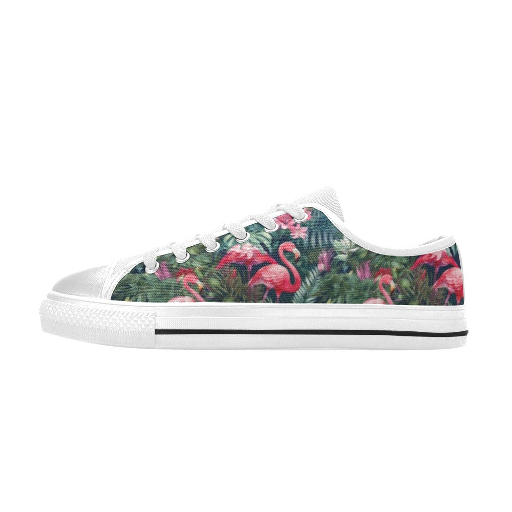 Tropical Flamingo - Low Top Shoes