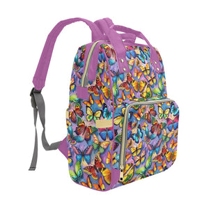 Butterfly Bright - Multi-Function Backpack Nappy Bag