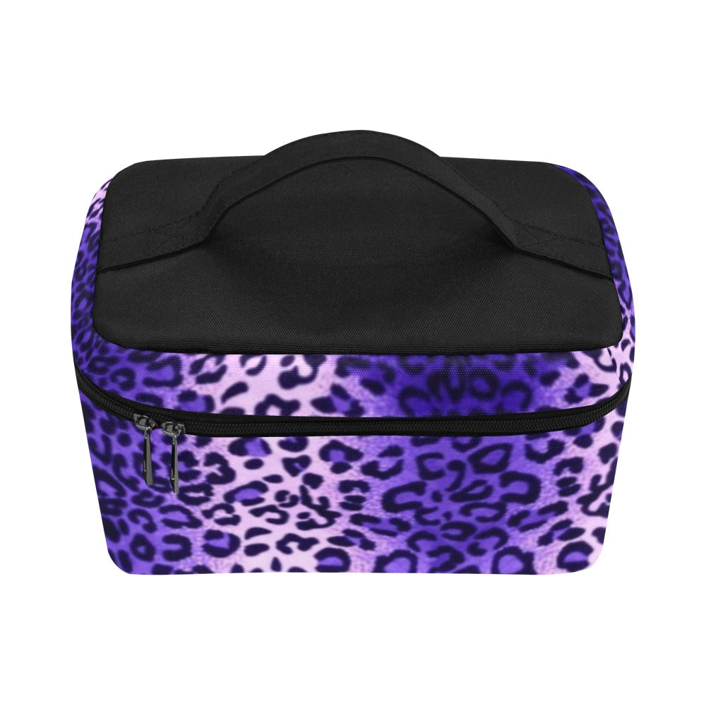 Leopard Purple - Cosmetics / Lunch Bag
