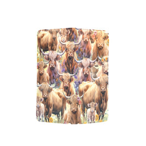 Highland Cows - Clutch Purse Large