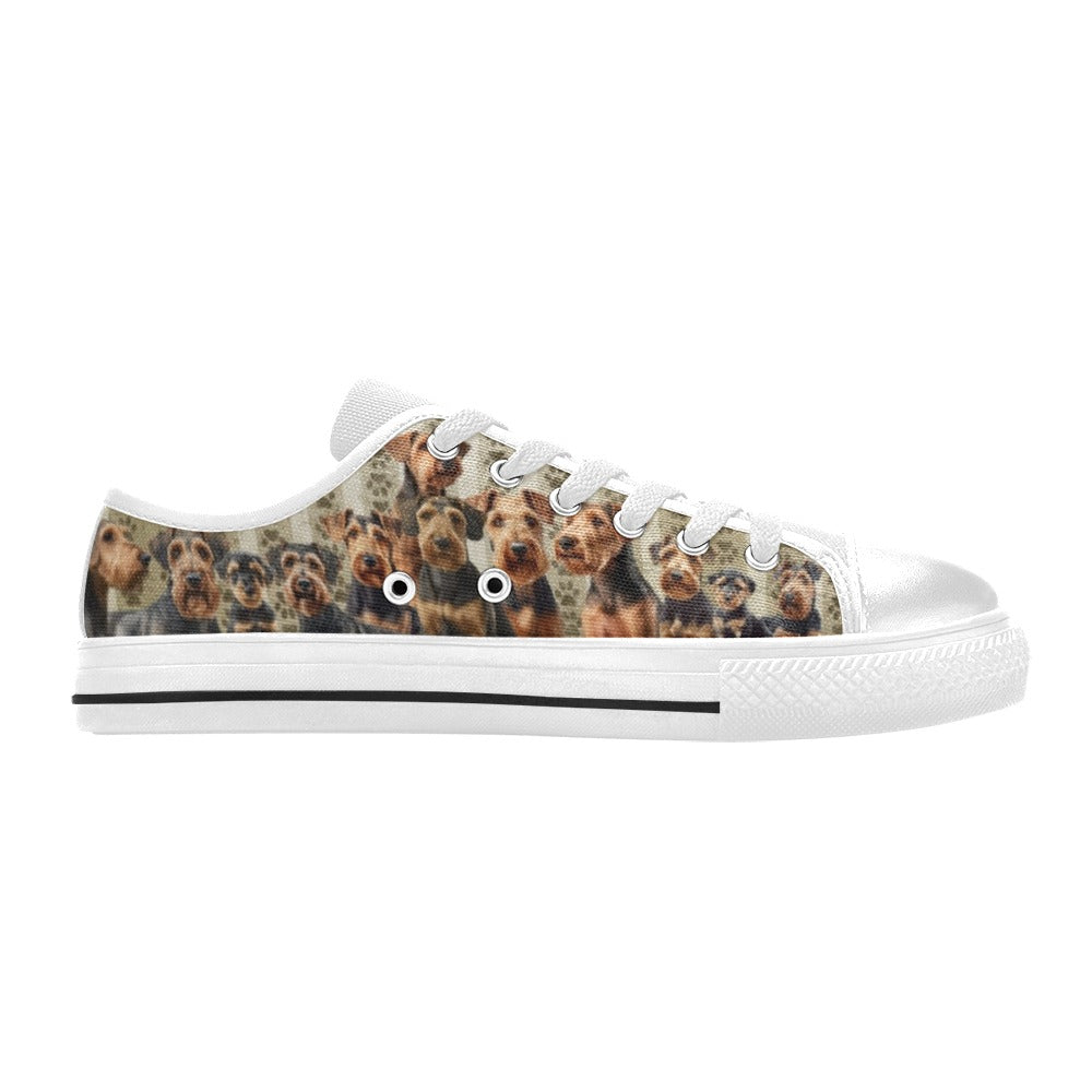 Airedale Terrier - Low Top Shoes