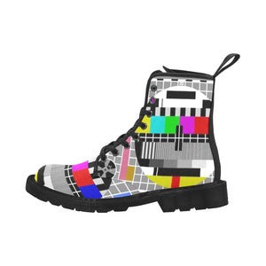 Test Pattern - Canvas Boots