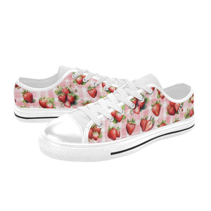 Strawberries - Low Top Shoes