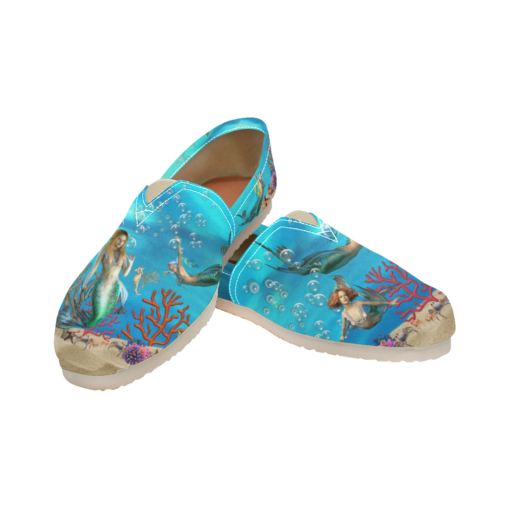 Mermaid - Casual Canvas Slip-on Shoes
