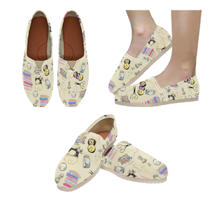 Sewing - Casual Canvas Slip-on Shoes