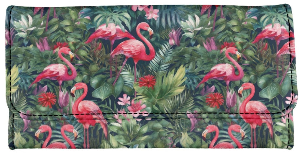Tropical Flamingo - Tri-fold Wallet