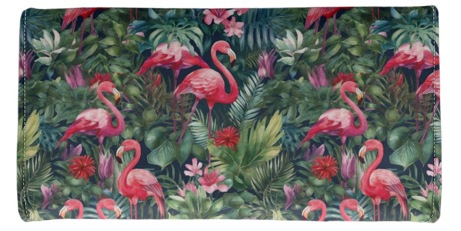 Tropical Flamingo - Tri-fold Wallet