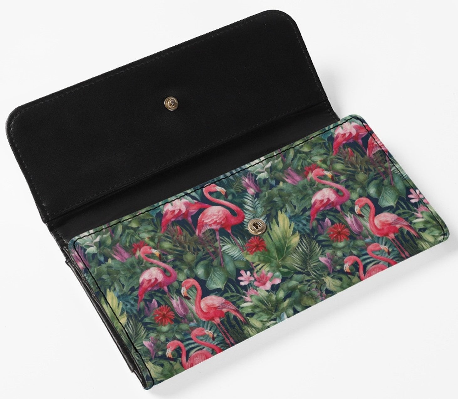 Tropical Flamingo - Tri-fold Wallet