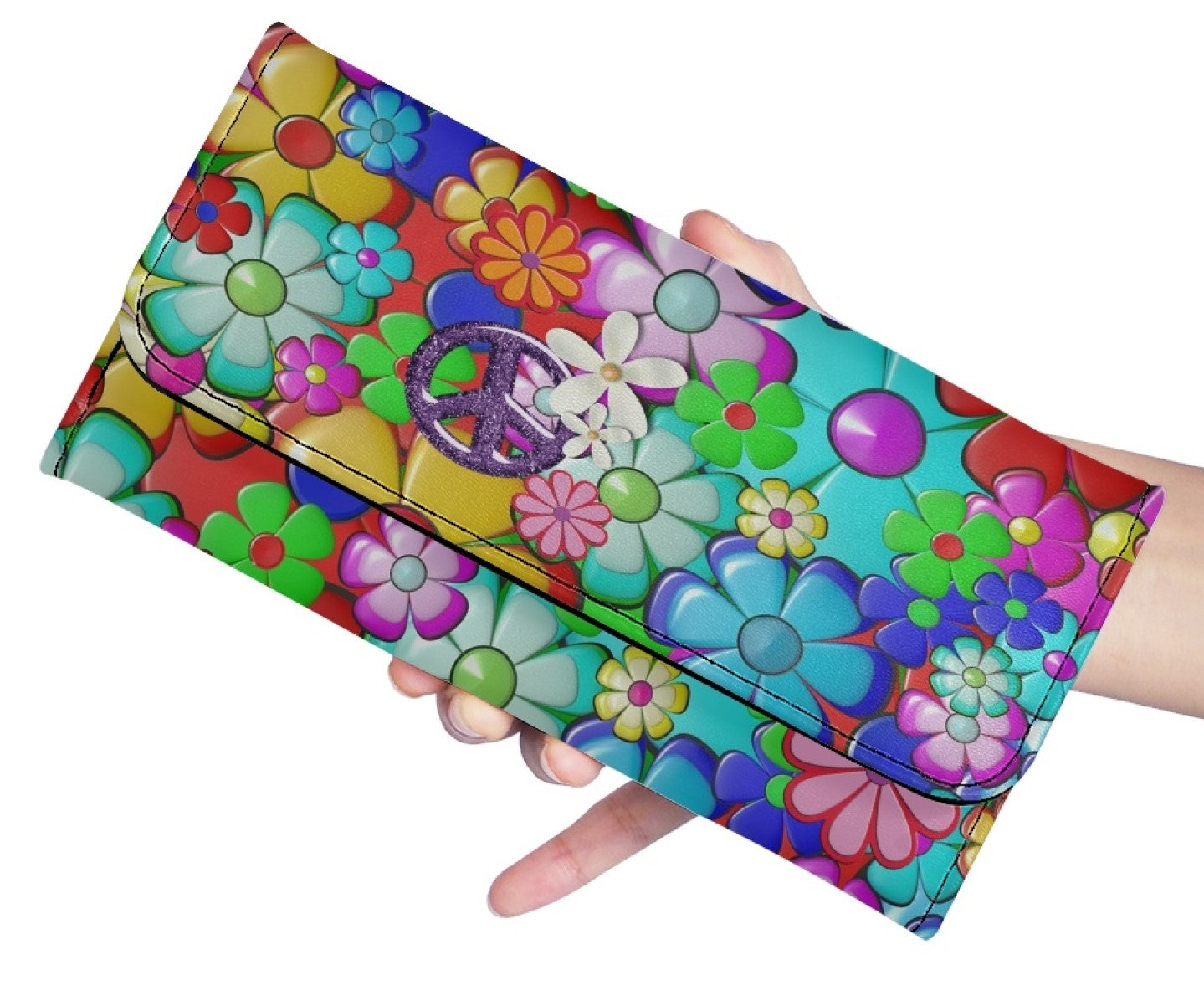 Flower Power - Tri-fold Wallet