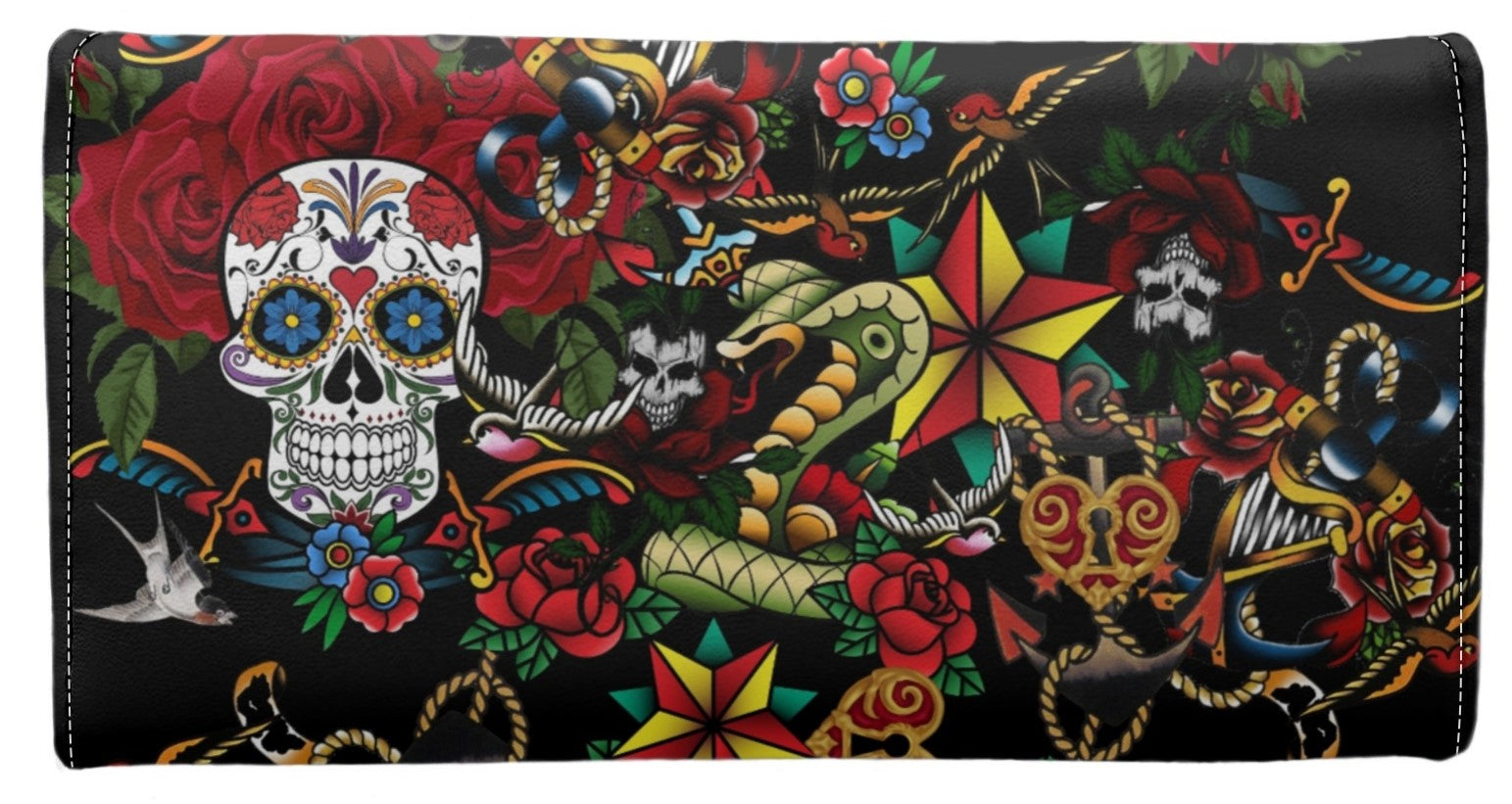 Tattoo - Tri-fold Wallet