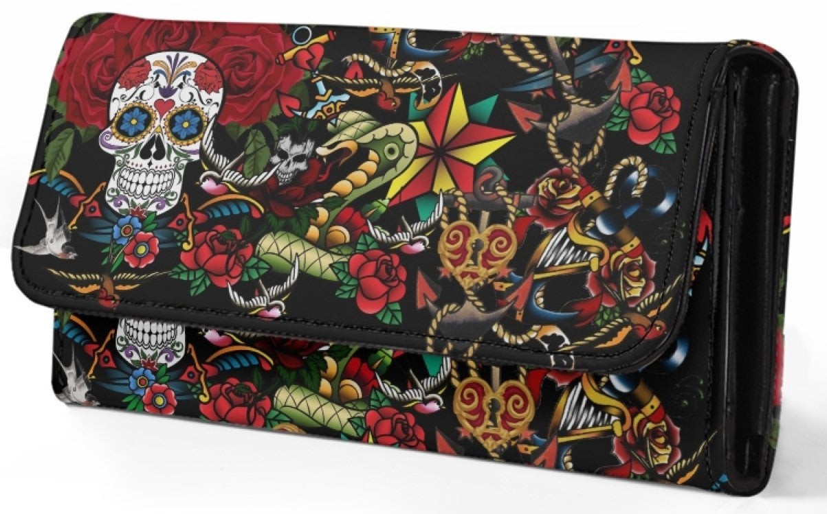 Tattoo - Tri-fold Wallet