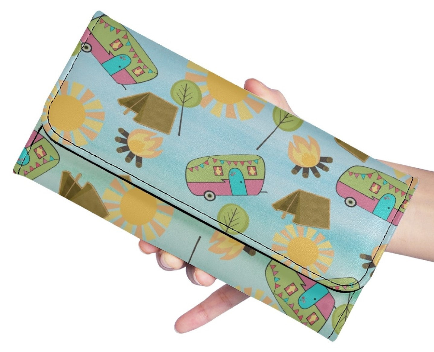 Happy Camper - Tri-fold Wallet