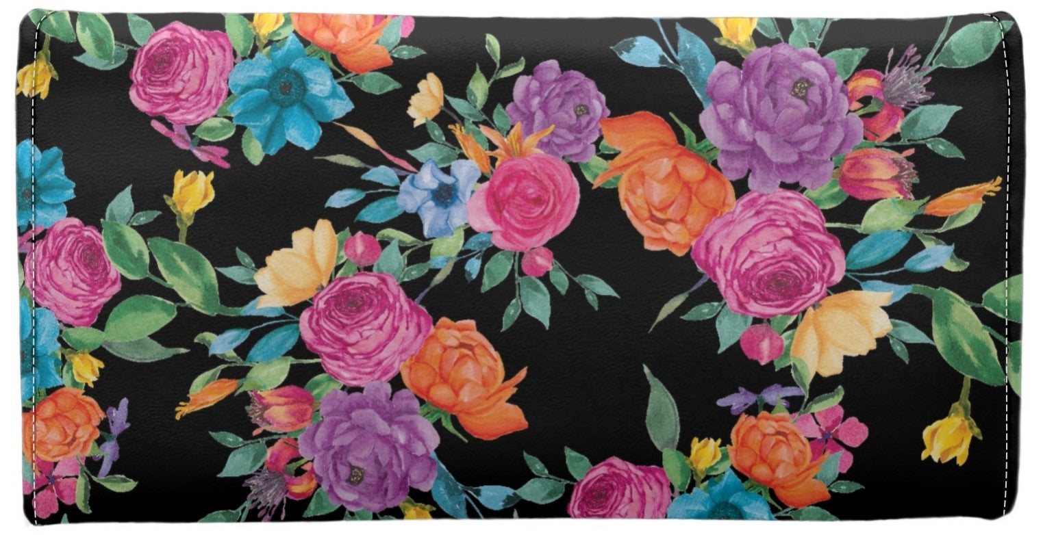 Bright Floral - Tri-fold Wallet