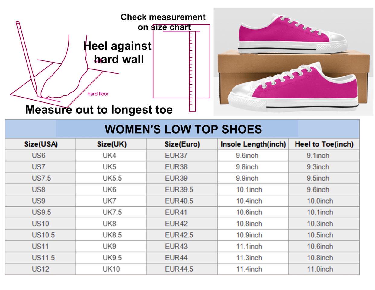 Test Pattern - Low Top Shoes