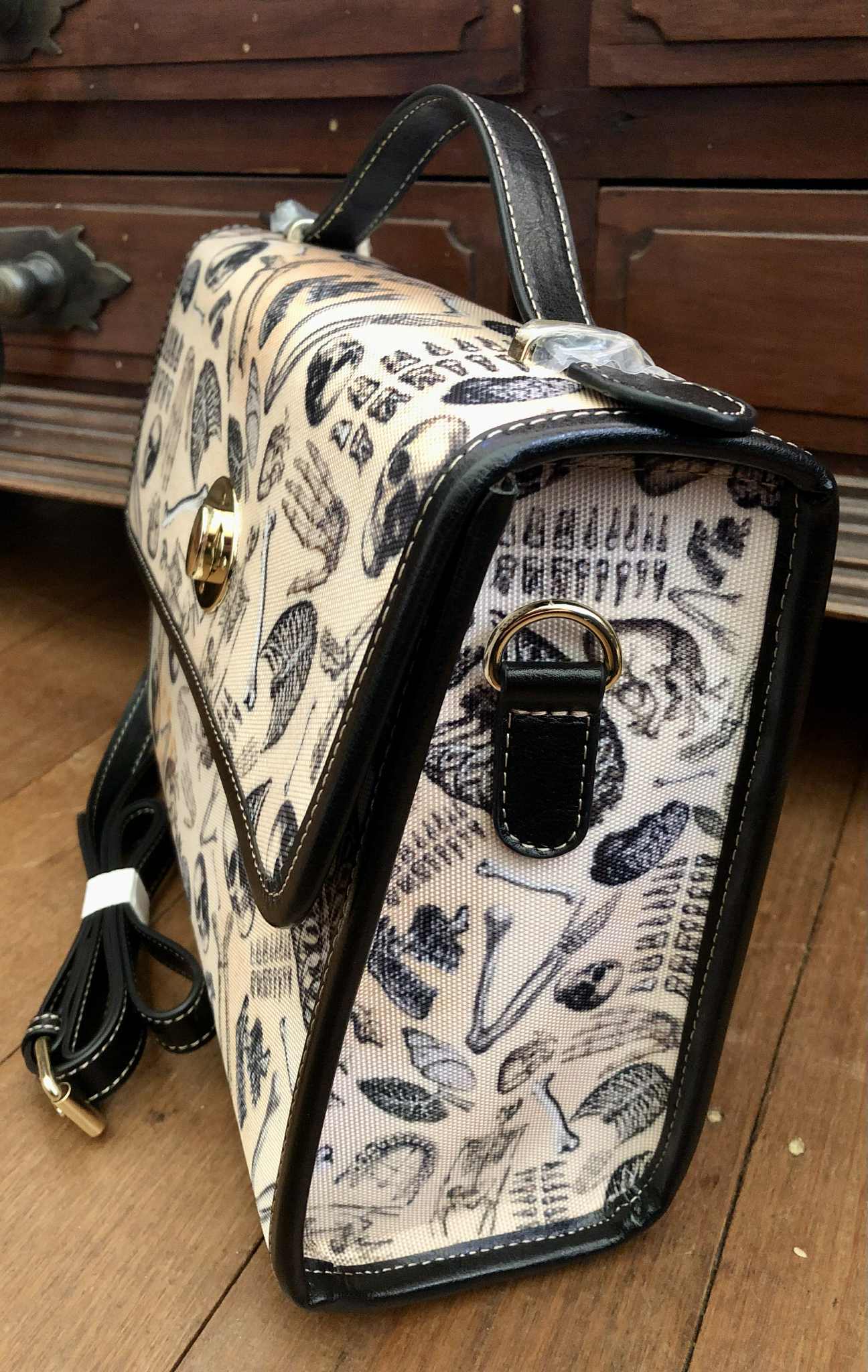 Vintage Anatomy - Waterproof Canvas Handbag