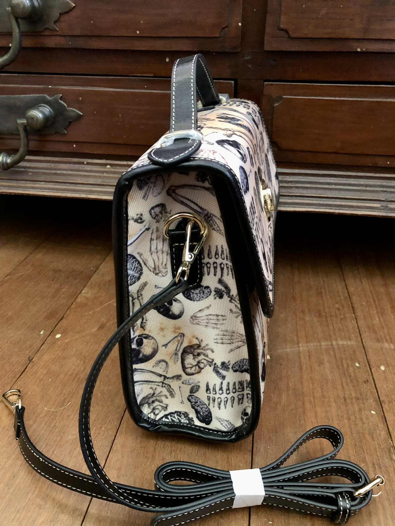 Vintage Anatomy - Waterproof Canvas Handbag