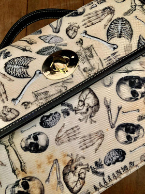 Vintage Anatomy - Waterproof Canvas Handbag