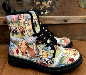 Vintage Winnie - Canvas Boots