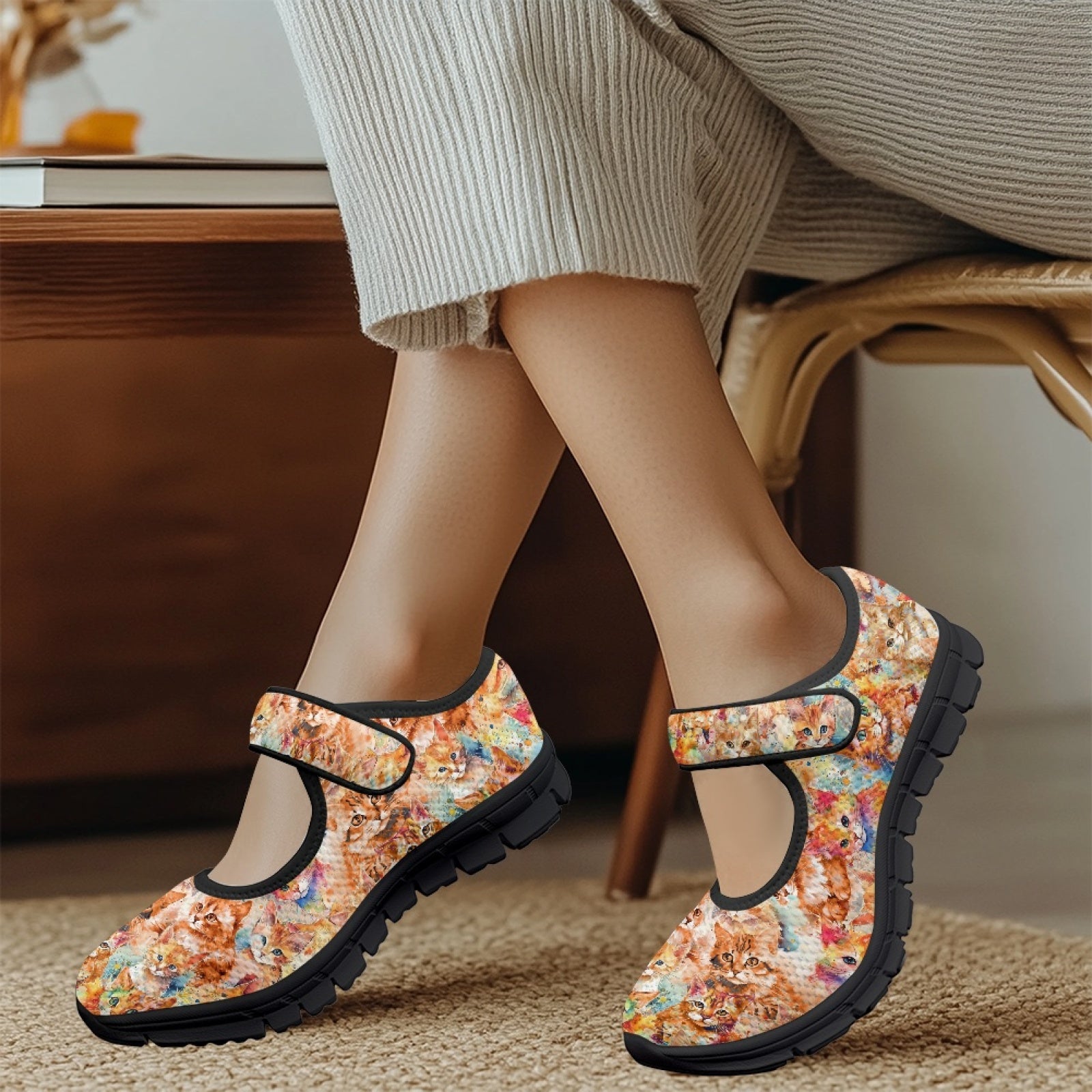 Ginger Cat - Mary Jane Shoes