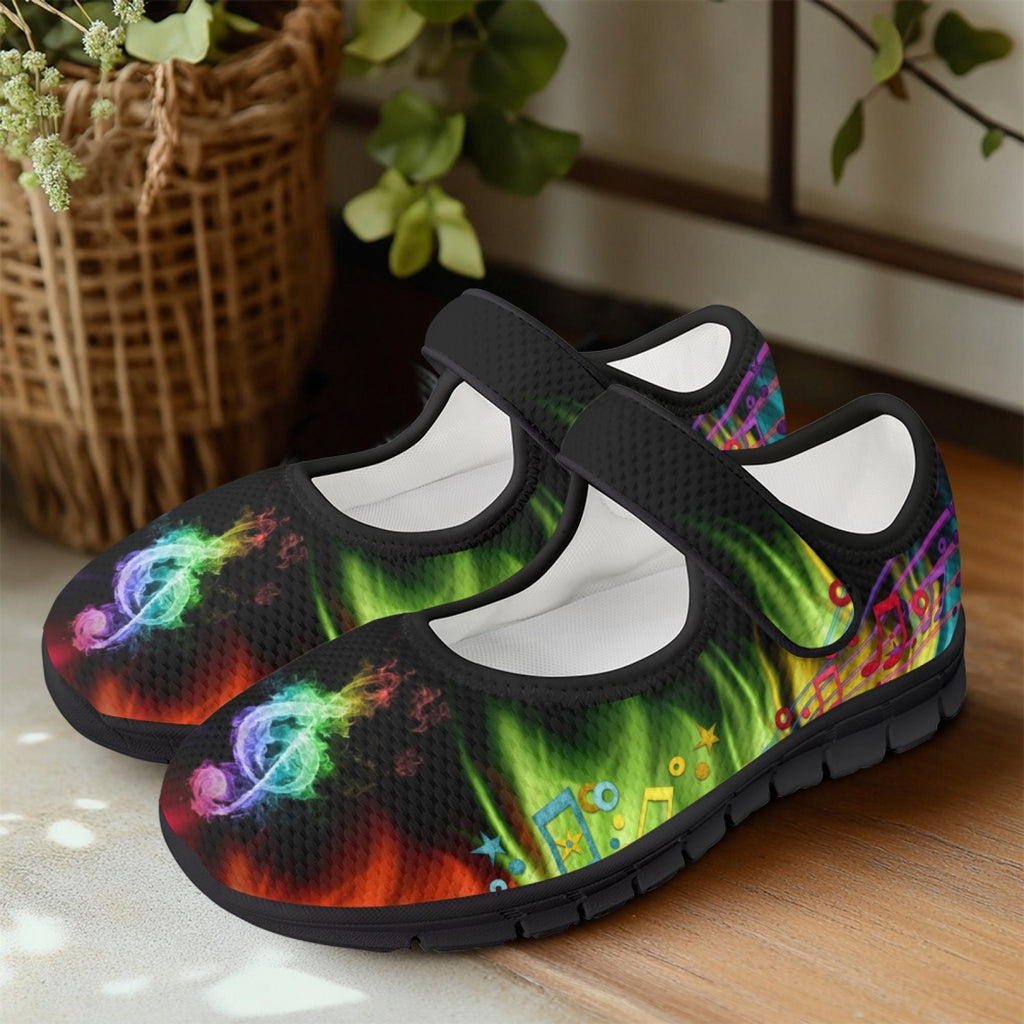 Musical Flames - Mary Jane Shoes