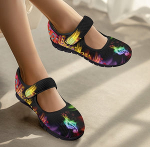 Musical Flames - Mary Jane Shoes