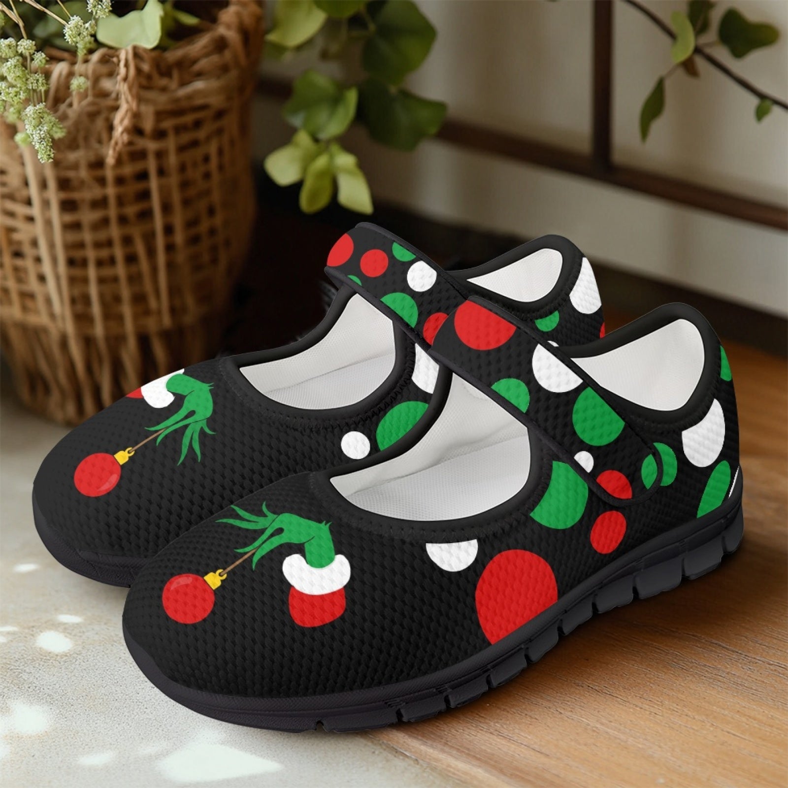 Xmas Blah - Mary Jane Shoes