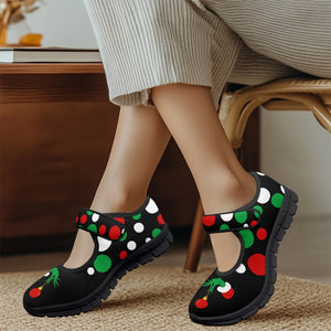 Xmas Blah - Mary Jane Shoes