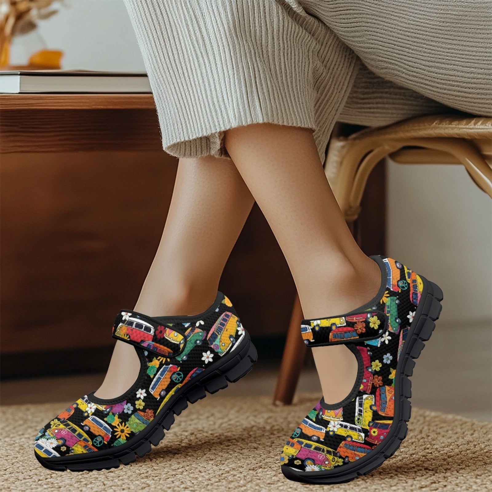 Hippie Van - Mary Jane Shoes