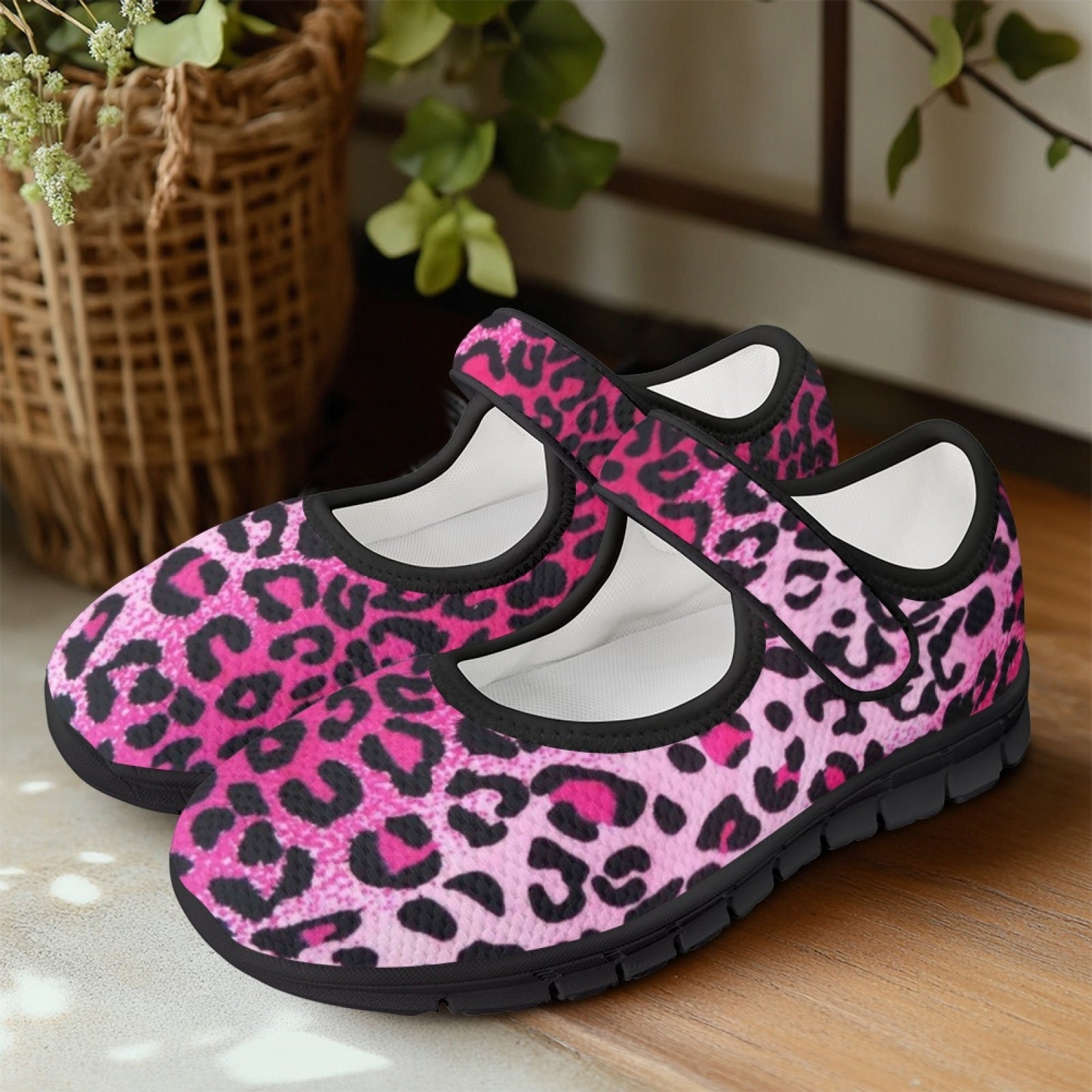 Leopard Pink - Mary Jane Shoes