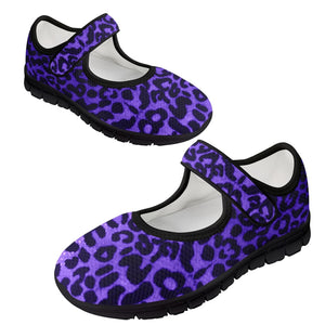 Leopard Purple - Mary Jane Shoes
