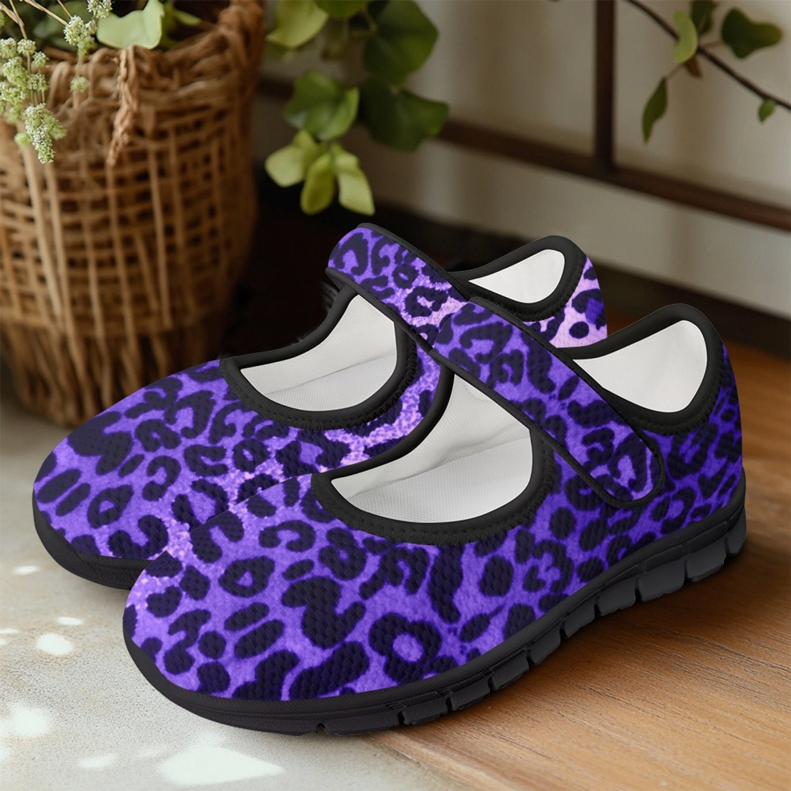 Leopard Purple - Mary Jane Shoes