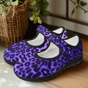 Leopard Purple - Mary Jane Shoes