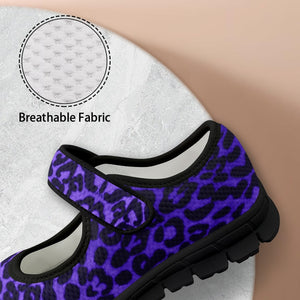 Leopard Purple - Mary Jane Shoes