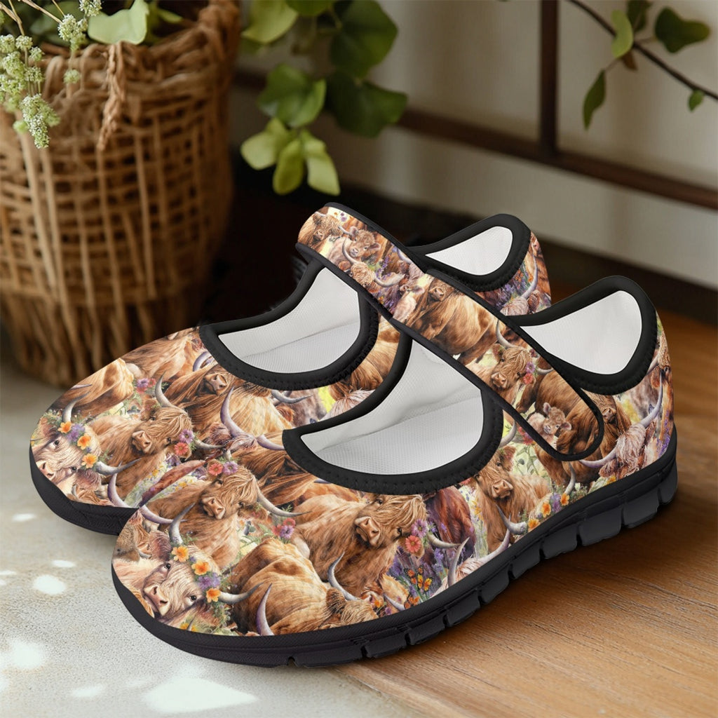 Highland Cows - Mary Jane Shoes