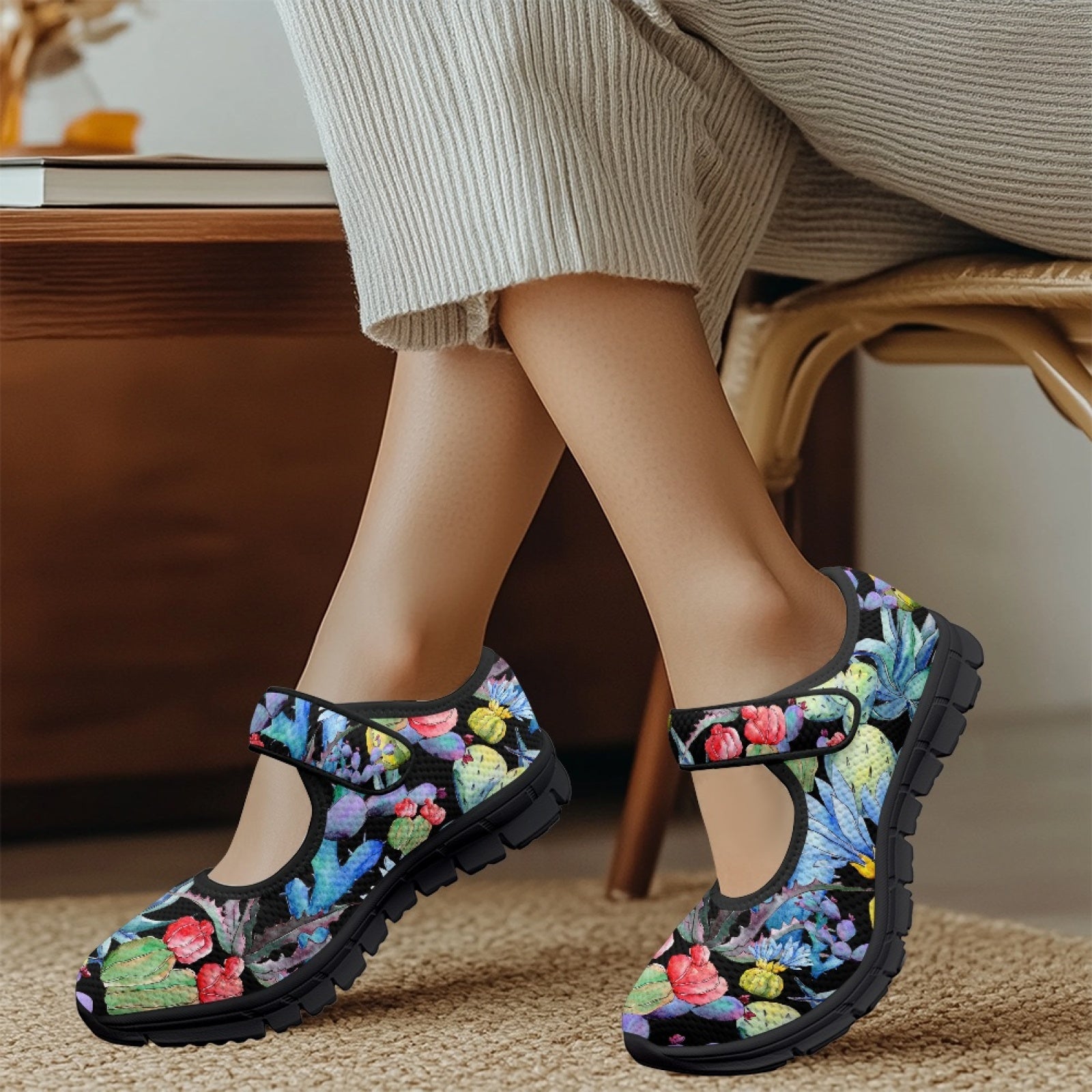 Cactus - Mary Jane Shoes