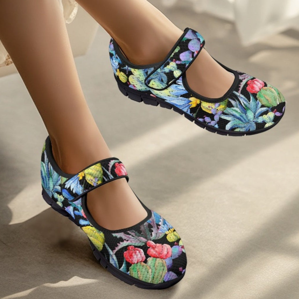 Cactus - Mary Jane Shoes