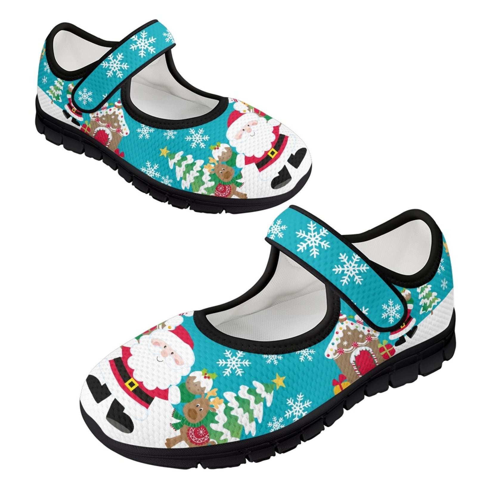 Santa Claus Scene - Mary Jane Shoes