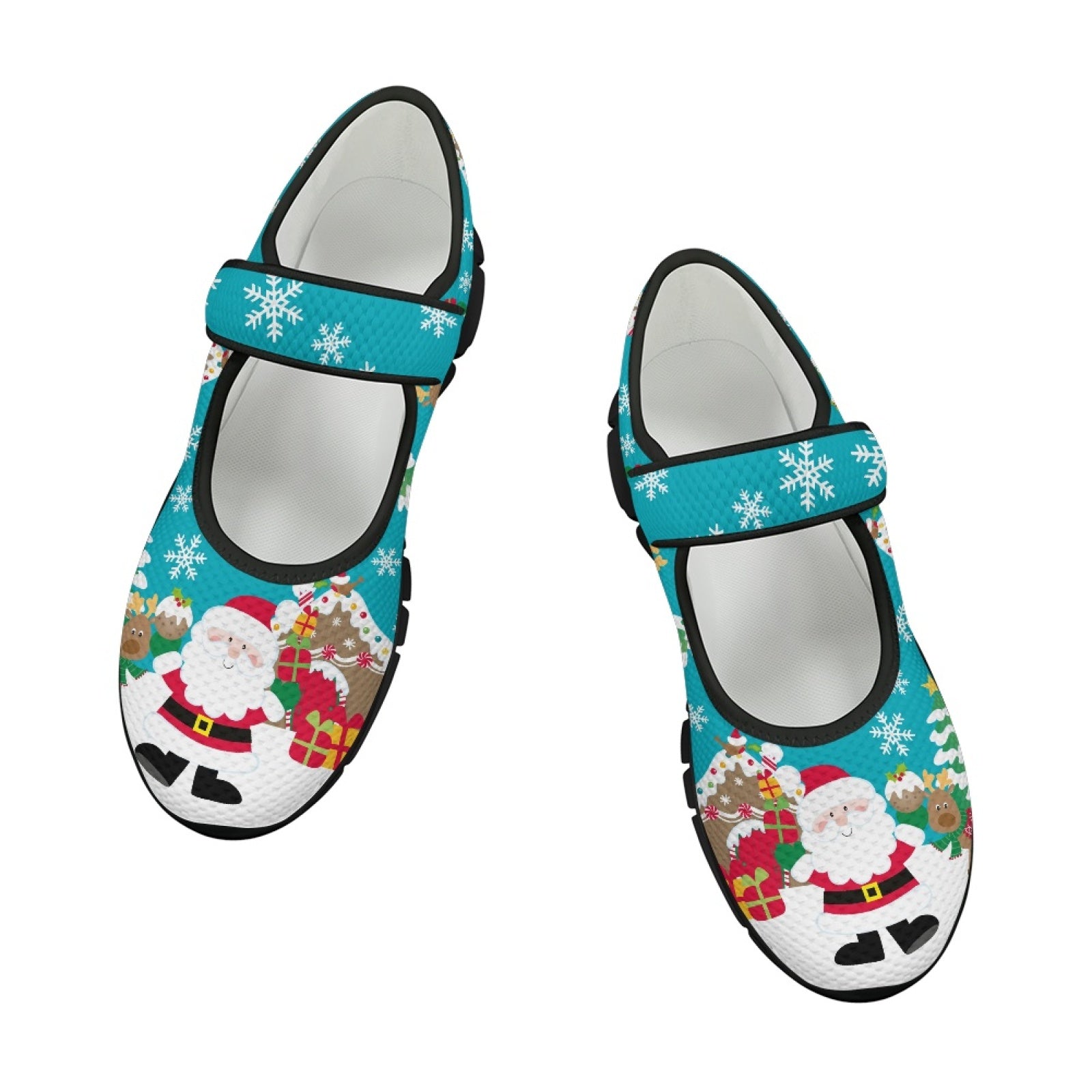 Santa Claus Scene - Mary Jane Shoes