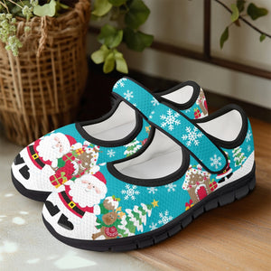 Santa Claus Scene - Mary Jane Shoes