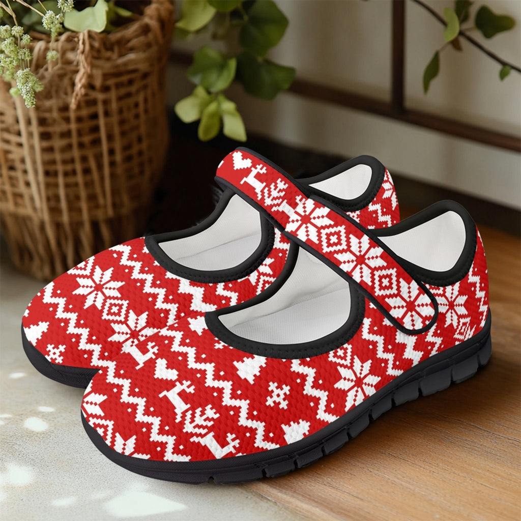 Xmas Sweater - Mary Jane Shoes
